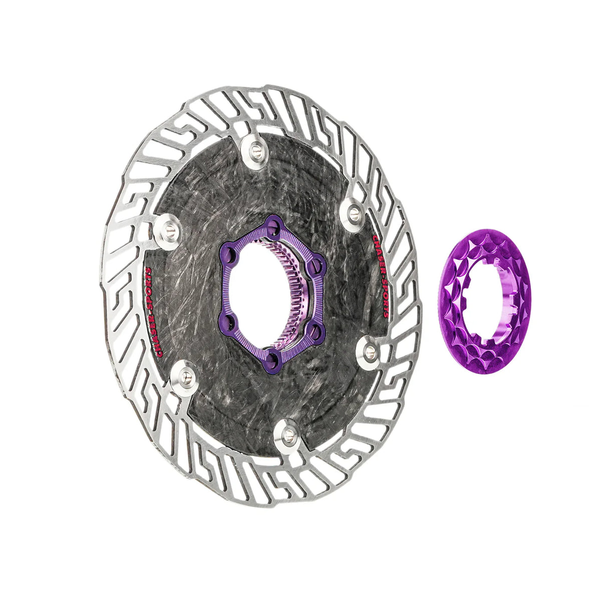 CHASER 0-AERO Carbon Aero Disc Brake Rotor