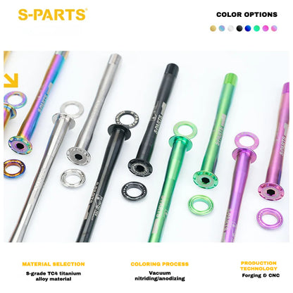 S-PARTS Tarmac SL8 Titanium Thru-Axle Set