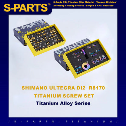 S-PARTS Shimano Dura-Ace/Ultegra Di2 12speed Titanium Screw Upgrade Kit