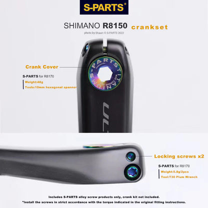 S-PARTS Shimano Dura-Ace/Ultegra Di2 12speed Titanium Screw Upgrade Kit