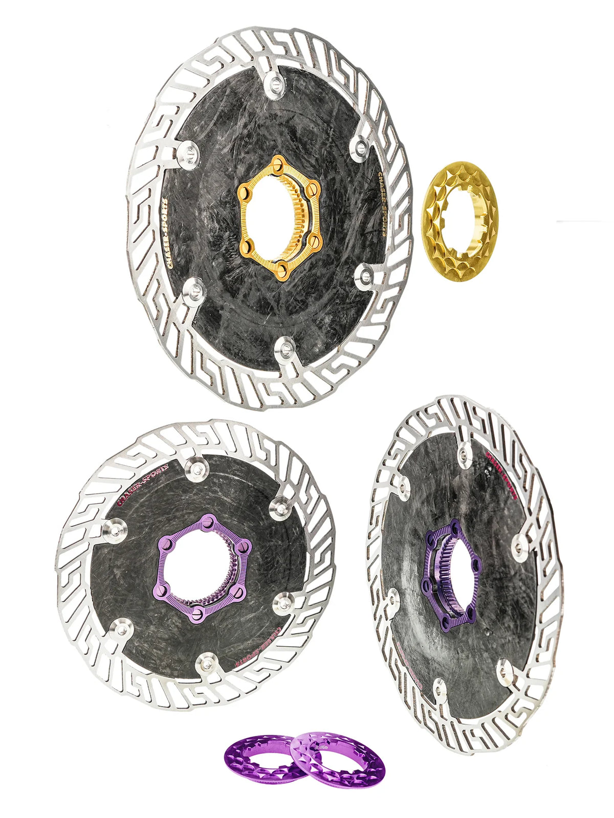 CHASER 0-AERO Carbon Aero Disc Brake Rotor