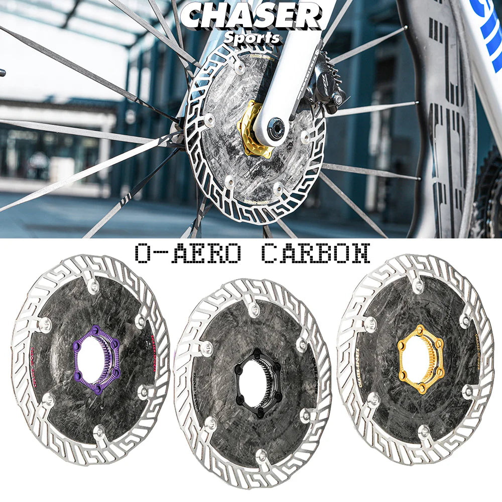 CHASER 0-AERO Carbon Aero Disc Brake Rotor