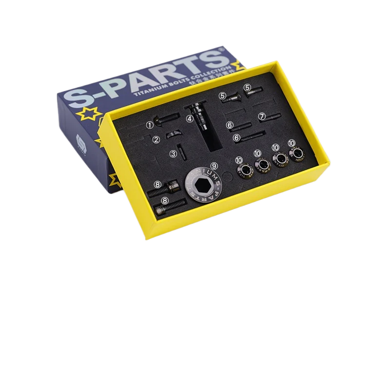 S-PARTS Shimano Dura-Ace/Ultegra Di2 12speed Titanium Screw Upgrade Kit