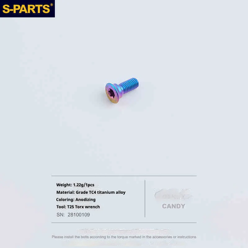 S-PARTS Titanium 3D Printed Flat Mount Front Brake Adapter for Shimano Road Disc Brakes