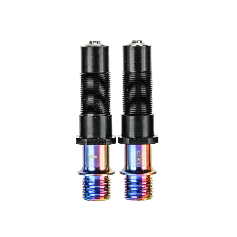 CHASER Titanium Pedal Axle Kit for Shimano 105 / Ultegra