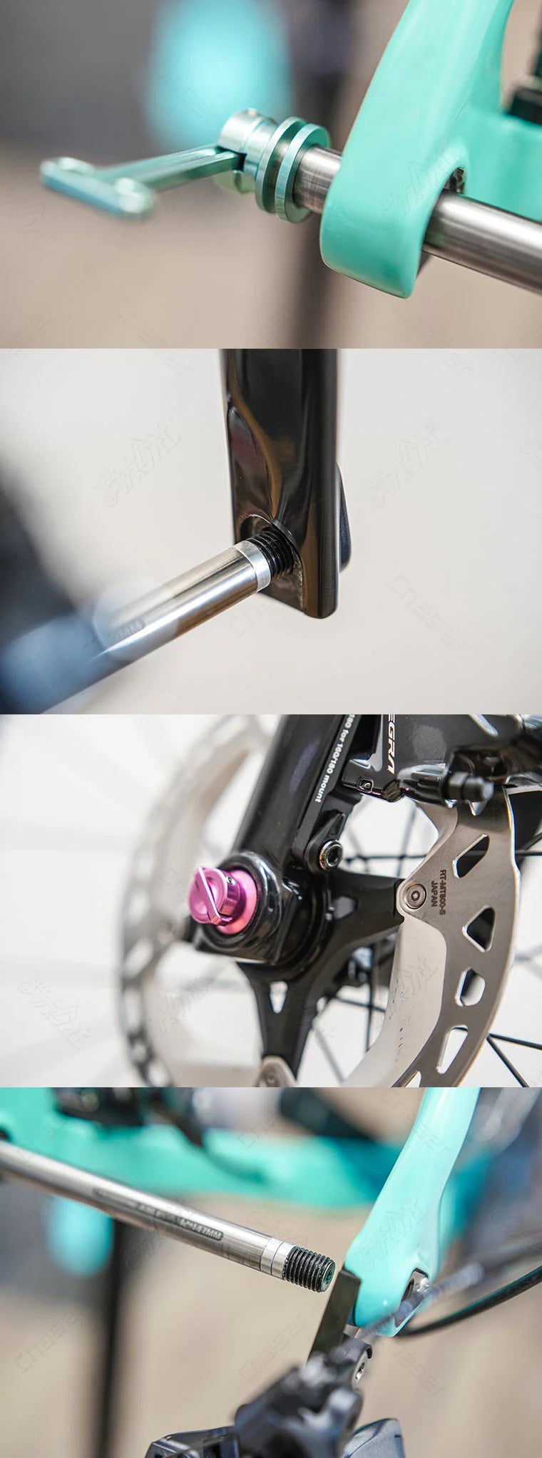 CHASER Titanium Universal Thru Axle for Roadbike Disc Brake